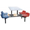 Low Dorsal Hollow Plastic Dining Room Sets-Dining Chairs