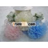 organza pull ribbon and pull flower