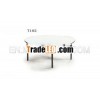 Round foldable restaurant table