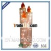 pure whiteness fiberglass material christmas candle decorative candle
