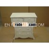 whaite pine cabinet with 4 drawer