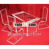 plexiglass dining table