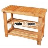 Multifunctional Bamboo shoe rack, shoe bench