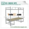 double decker bed with shoes rack