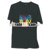different design black cotton EL T-shirt