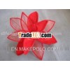 Poinsettia translucent organza handmade flower