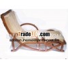 Wooden Relaxing Chair with Foot Stool