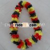 Hawaii flower lei with country flag design