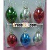 2012 artificial hanging glass christmas painting ball