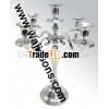 Vintage Candelabra, Tall Candelabras, Tall Metal Candelabra, 5-Light Candelabra, Wedding Candelabra 
