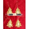 Tree Shape Christmas Hanging Embroidered Elegant Ornament