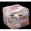 Designer Vintage Fabric Embroidered Ottomans