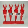 Decorative Cone With Red Powder Coated Finish