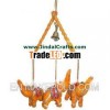 Handmade Traditional Three Birds Triangle Hanging India Souvenir Home Decor