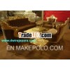 Baroque Gold Living Room Set - Mahogany Furniture indonesia
