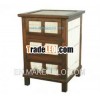 Teak bedside Furniture - Indoor nightstand Teak furniture