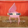French Furniture Love Nightstands Bedroom Set with painted pink color