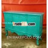 Green Sideboard 4 Doors - Diningroom Furniture French Style.