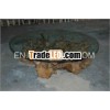 Rustic Wooden Root and Glass Top Coffee Table