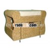 Vietnam Waterhyacinth Storage Stool with cushion