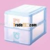 LA302 Clear Drawer Cabinet (2 Drawers)