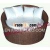 Round Water hyacinth bed