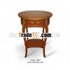 French Louis XV End Table,  Antique French Oval Nightstand