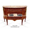 Louis XV Marquetry Commode French Inlay Furniture Sideboard Cabinet