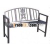 two seat outdoor wood bench