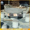 Haobostone white grey granite bench for garden