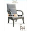 Casual Apartments Beechwood Modern Plain Grey Leisure Arm Chair