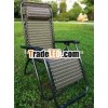 Folding Zero gravity chair with big armrest and round lock system in texline material