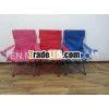 Folding camping chair with cup holder