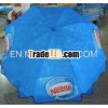 nestle beach umbrella parasol with sublimation printing heat transfer printing