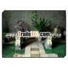 19.5 Inch Outdoor Mosaic Design Public Garden Bench