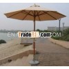 2M-3M Outdoor Wooden Garden patio Umbrella