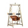 rattan &metal swing