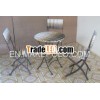 Poly rattan coffee set
