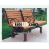 double seats patio wpc benches