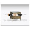 "PUERTO RICO" series chrome and rattan furniture
