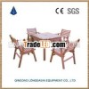 Wood plastic outdoor furniture