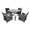 High Quality 5pcs Outdoor Wicker Dining Set