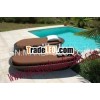 Poly rattan beach chair