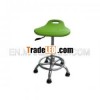 ESD PU foam round swivel stool with conductive nylon glider