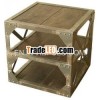 Iron wood table
