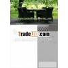 Outdoor Rattan Dining Table and Chair with aluminum frame