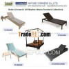 Nature Corners Outdoor Rattan Chaise Lounger