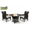 Outdoor Rattan Round Dining Set