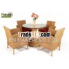 Outdoor Rattan Dining Chair and Table