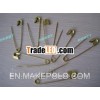 3# Gold Color Steel Safety Pin for Fastening